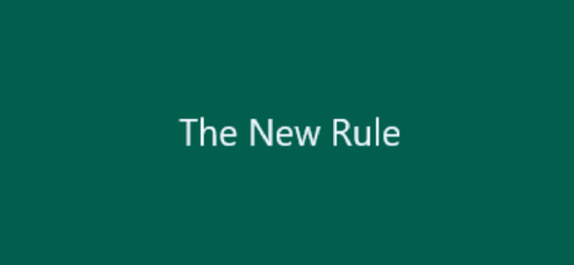 The New Rule